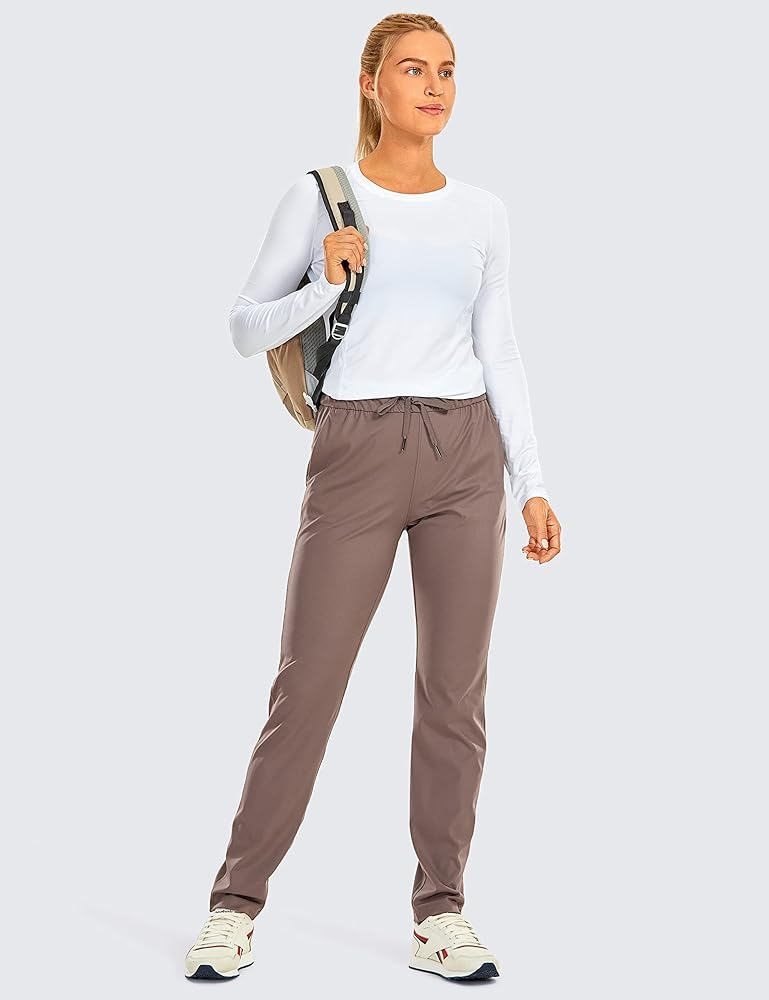 Amazon.com: CRZ YOGA 4-Way Stretch Pants for Women Tall 31